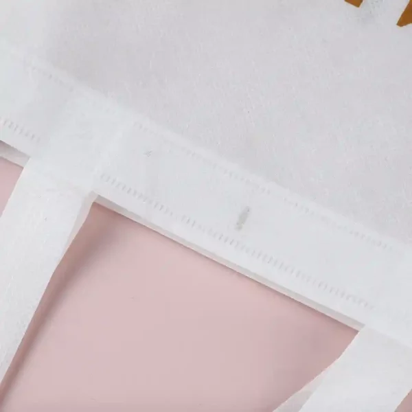 Pink Reusable Nonwoven Shopping Bag with Handle - Image 3